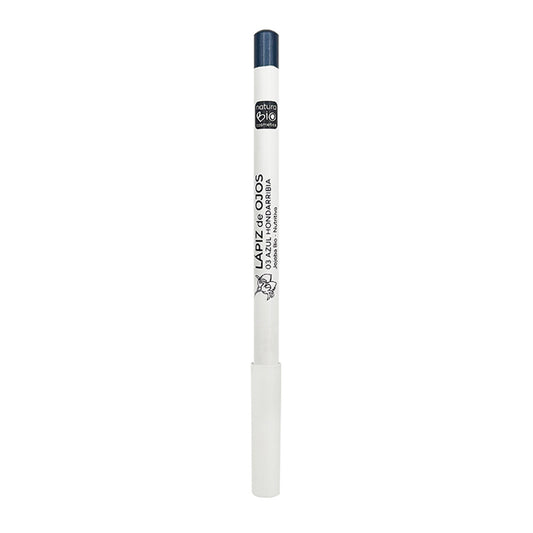 Eye pencil 03 Blue Hondarribia Naturabio with organic jojoba oil, NaturaBio Cosmetics, 4 g