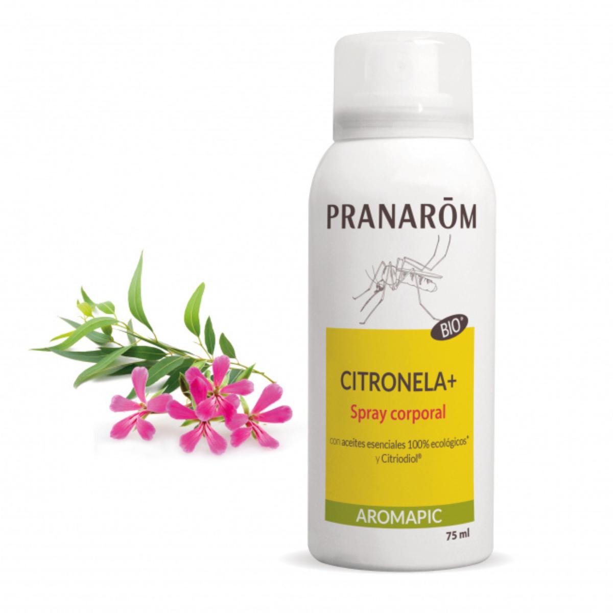 Organic citronella body spray (ECO) Pranarôm 75 ml