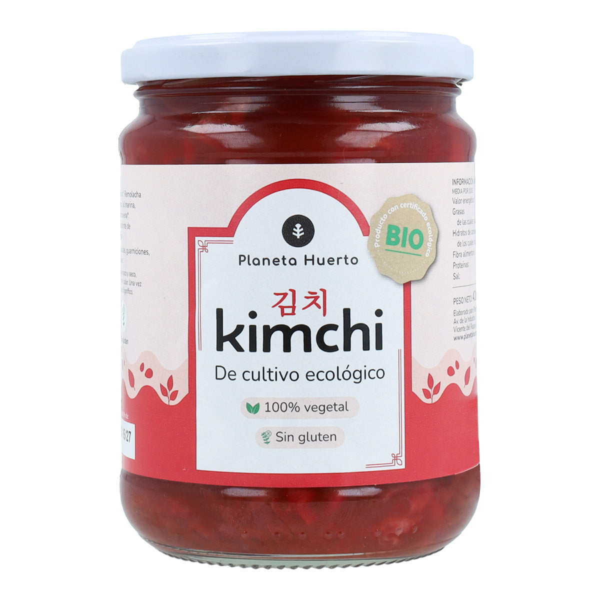 Pakket van 3 stuks ECO kimchi Planeta Huerto 420 g