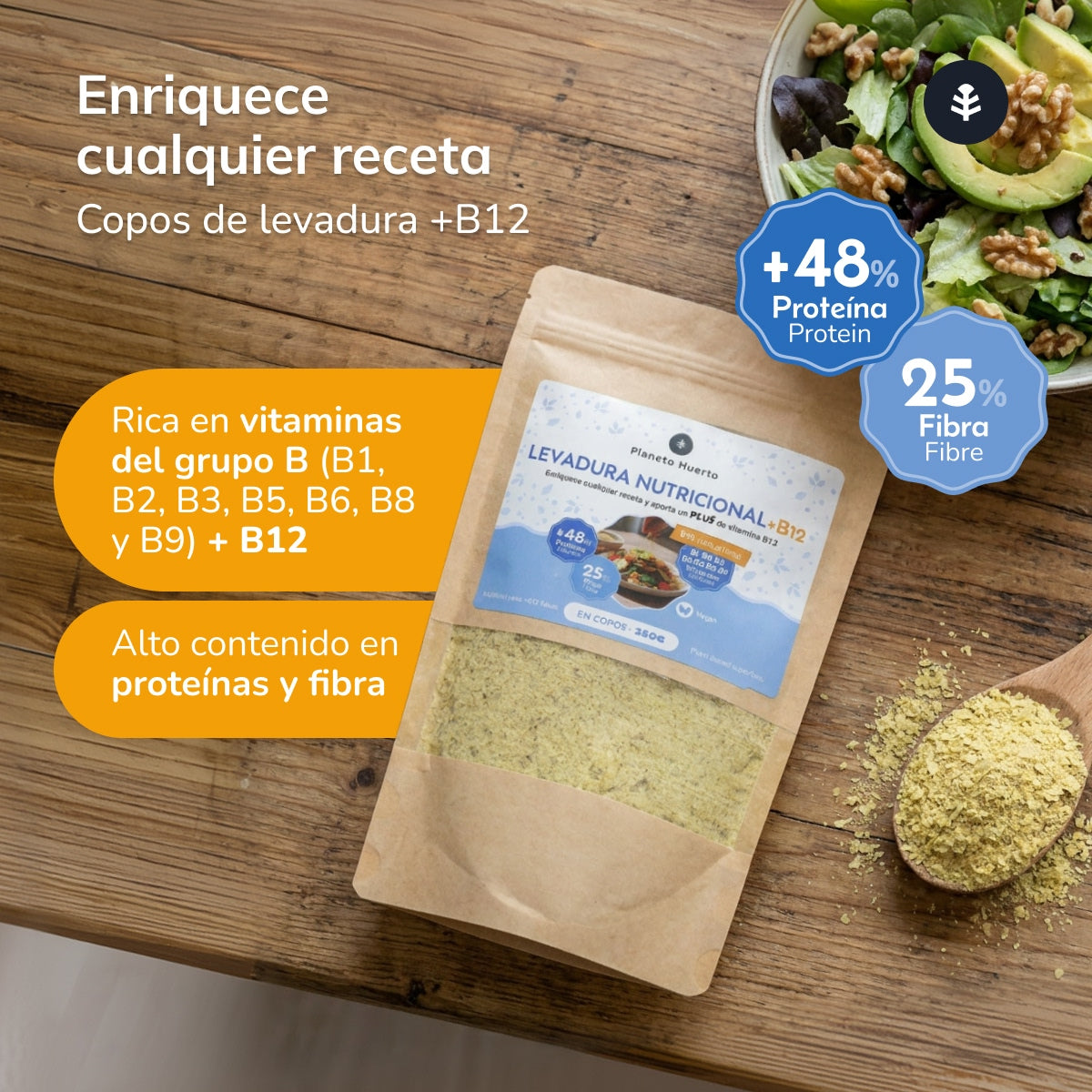 Lievito alimentare + B12 Planeta Huerto