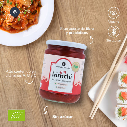 Pakket van 3 stuks ECO kimchi Planeta Huerto 420 g