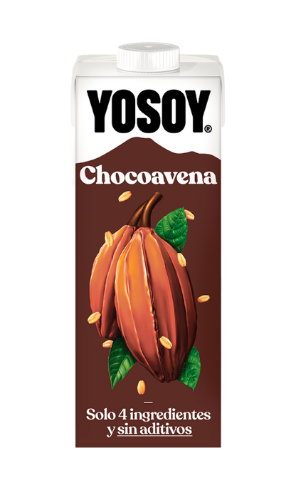 Pack de 6 boissons au chocolat et à l'avoine YOSOY 1 L