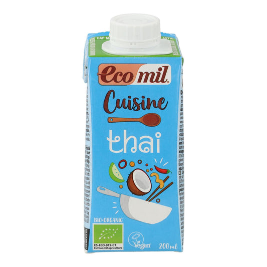 Ekologisk vegetabilisk grädde Cuisine Coco Thai Ecomil, 200 ml
