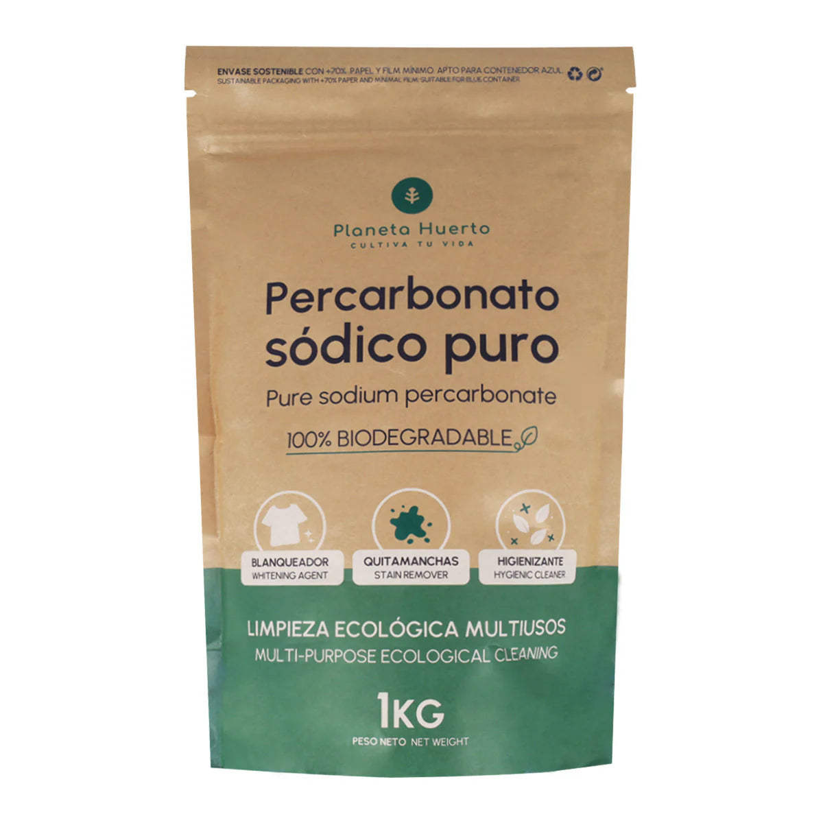 Pack Limpieza Hogar Zero Waste Planeta Huerto 1 Kg