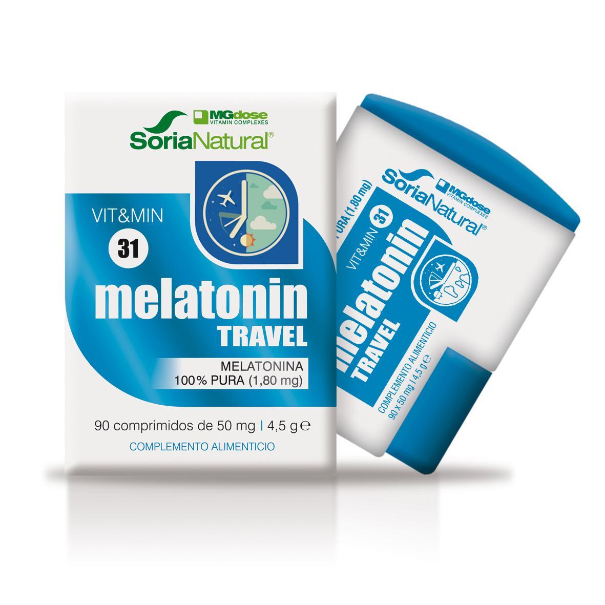 Melatonine Travel Vit&MIn 31 Soria natural 90 tabletten