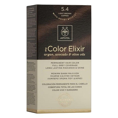 Haarfarbe My Color Elixir N5.4 Hellbraun Kupferfarben Apivita