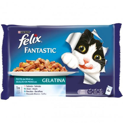 FELIX Fantastic Festín del Mar w galaretce 4 x 85 g