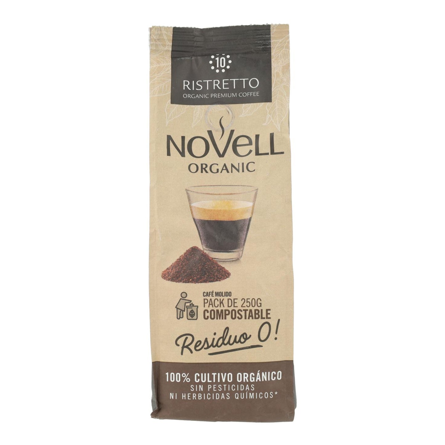 Ristretto Organic Ground Coffee 250 g