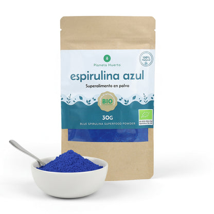 Blauwe spirulina Planeta Huerto 30gr
