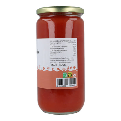 Pomodoro pelato intero ECO Planeta Huerto 660 g