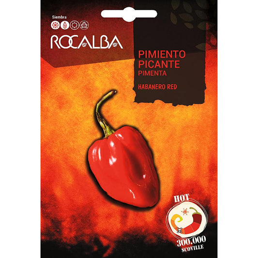 Nasiona ostrej papryczki Habanero Red Rocalba
