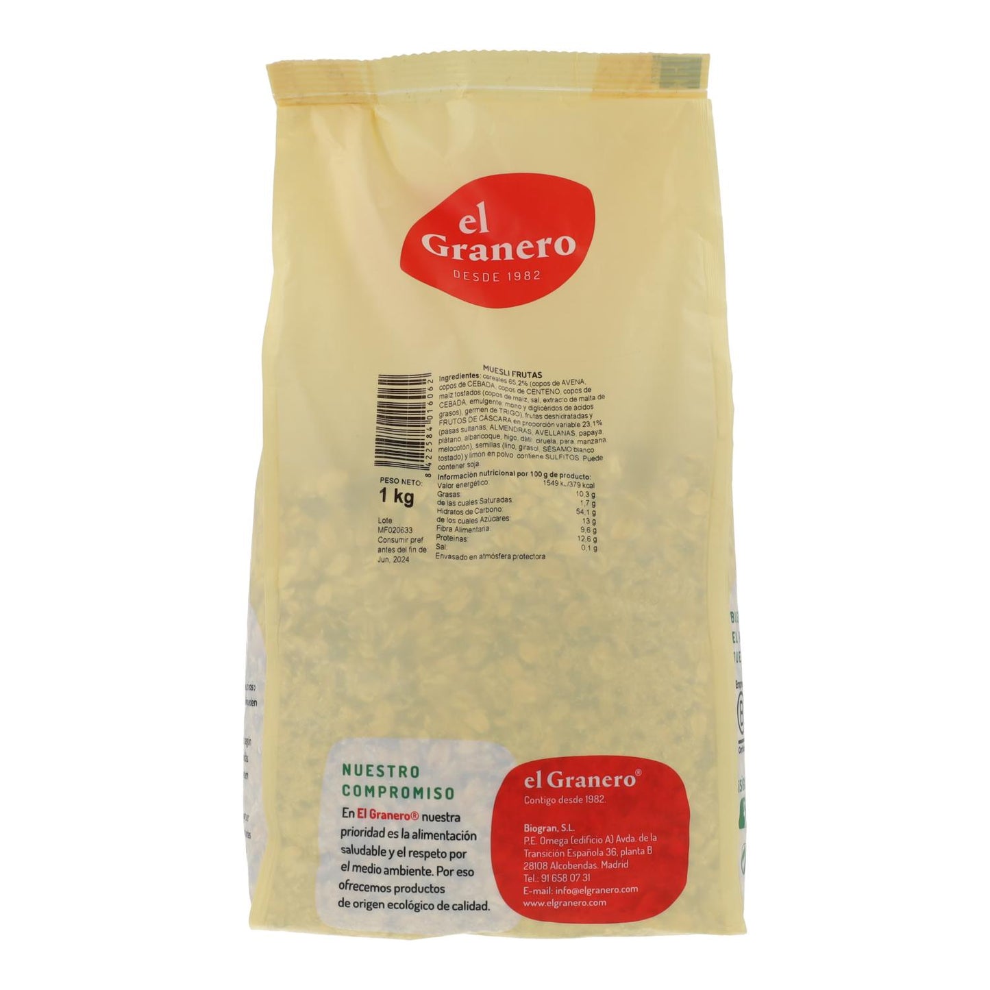 Musli owocowe El Granero 1 kg