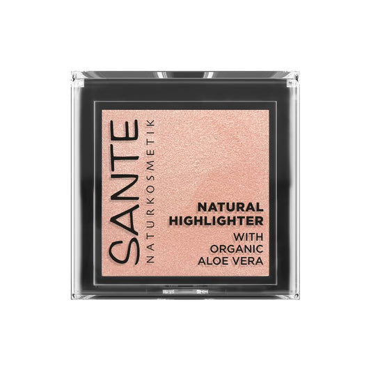 Natürlicher Highlighter 02 Glowy Ros, Sante, 7 g