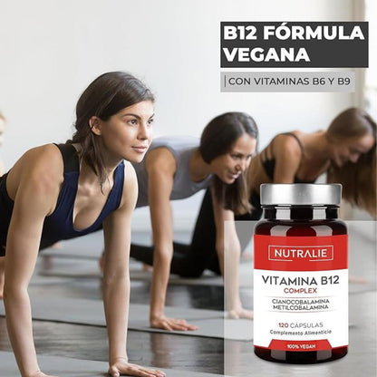 Vitamina B12 Complex 2000 mcg Cansancio Nutralie 120 comprimidos
