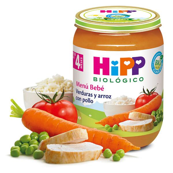HiPP Organic Chicken with Vegetables and Rice Jar, from 4 Months, 190 g