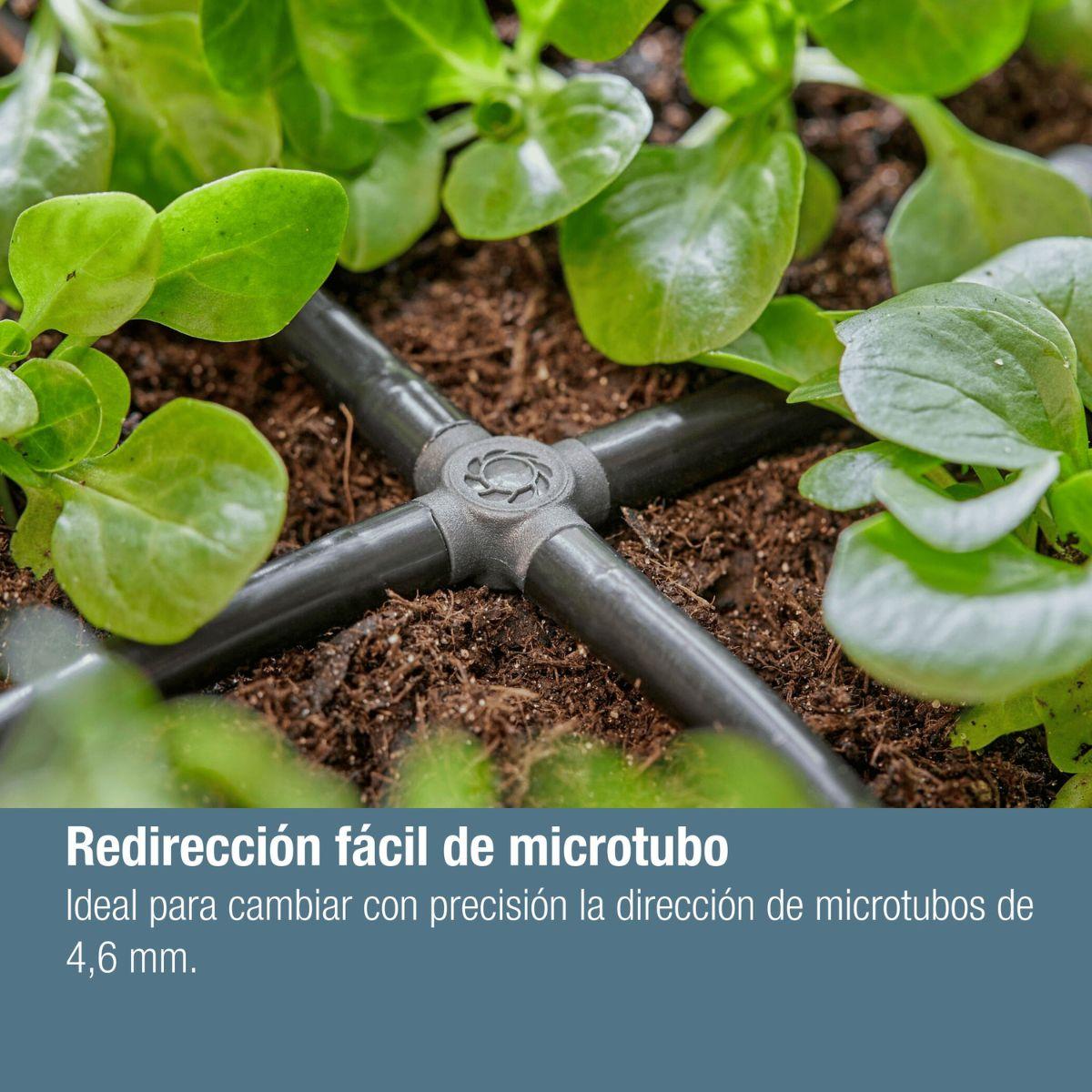 Pezzo a croce 4,6 mm (3/16") x10 Microdripsystem Gardena