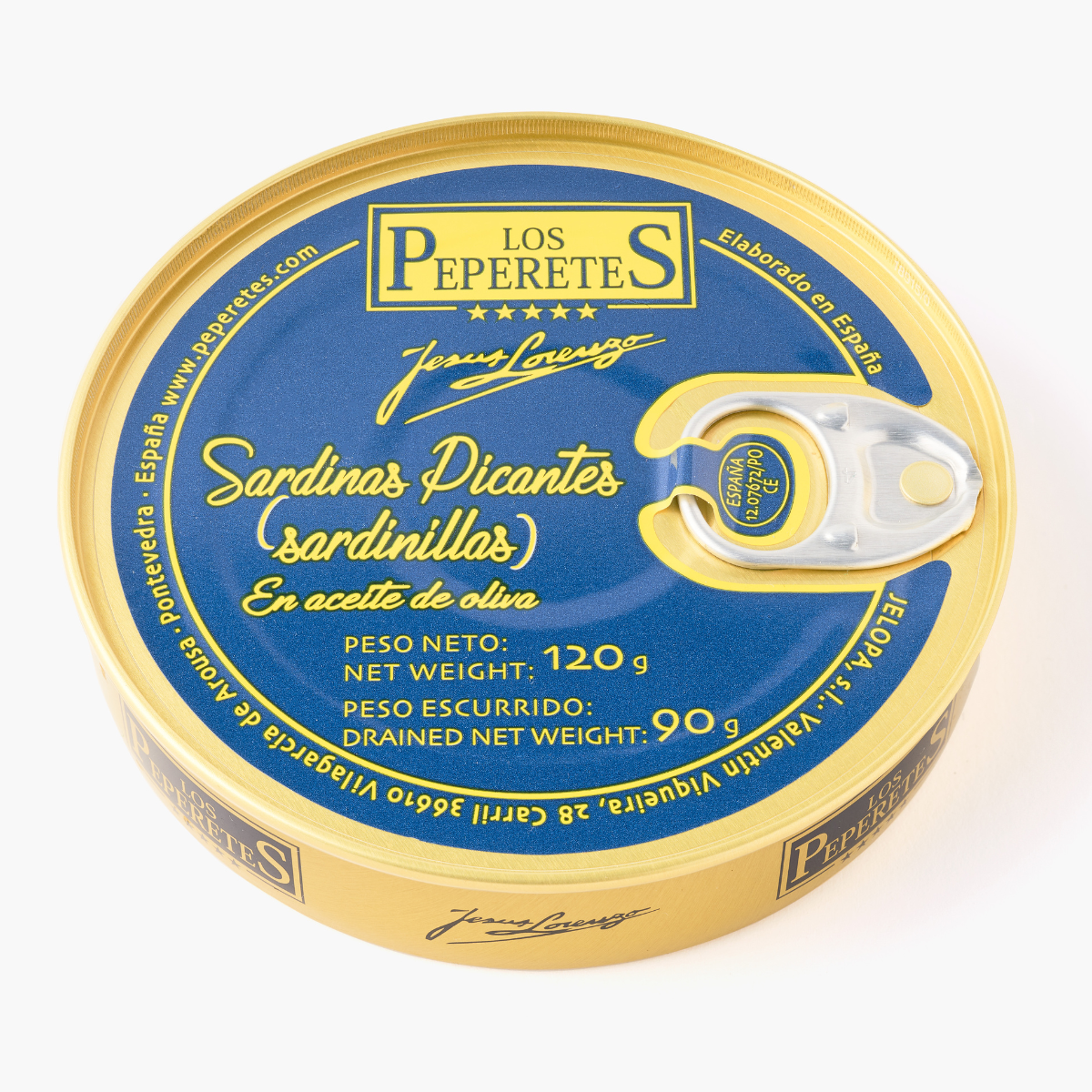 Sardines épicées Los Peperetes 120g