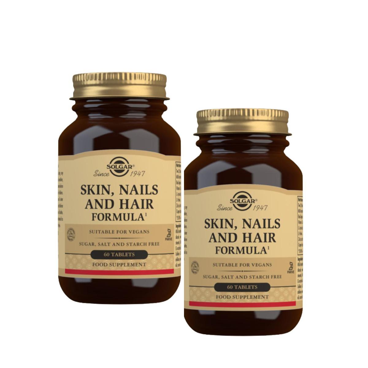 Packung Formel für Haare, Haut und Nägel, 60 + 60 Tabletten