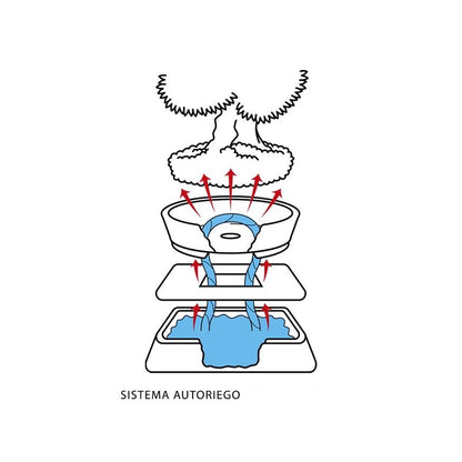 Selbstbewässerungssystem für Bonsais 15 cm