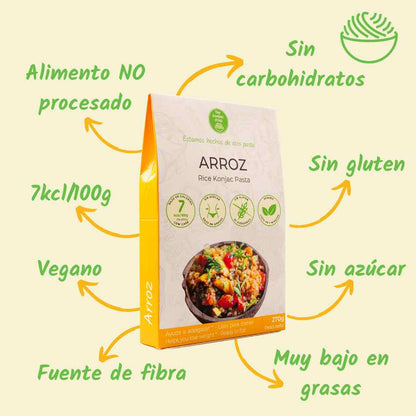 Arroz de konjac The Konjac Shop 270g