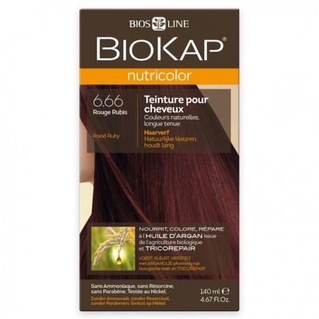 Teinture rouge rubis Dye 6.66 Biokap 140 ml