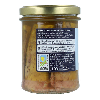 12er-Pack Makrele in nativem Olivenöl extra ECO Planeta Huerto 190 g