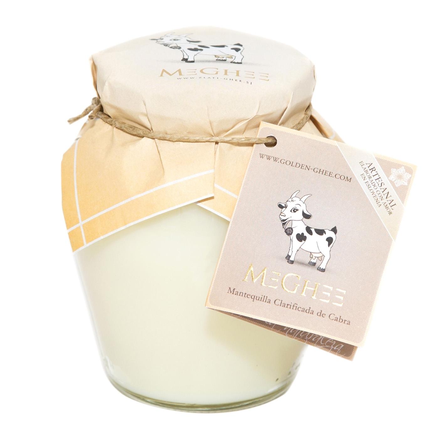 MeGhee Ghee di burro di capra biologico Capra Golden Ghee 370 ml