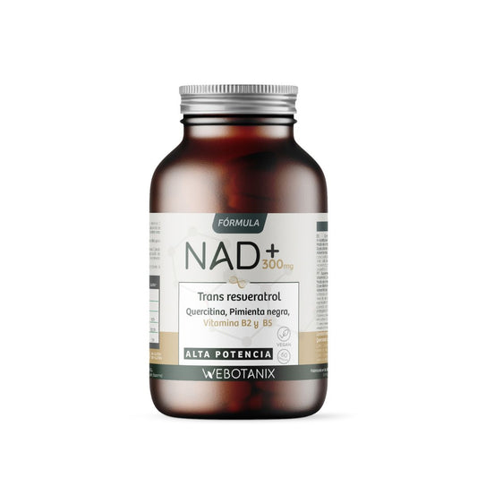NAD+ 300 mg Trans Resveratrol WEBOTANIX 60 Kapseln