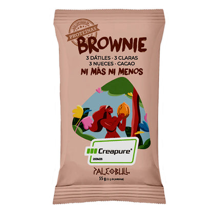 Creapure individual brownie bar, Paleobull, 55 g