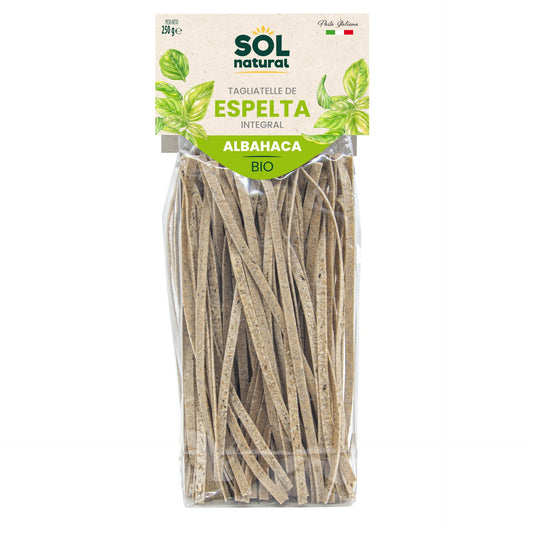 Tagliatelle av fullkornsspelt med basilika BIO Sol Natural 250 g