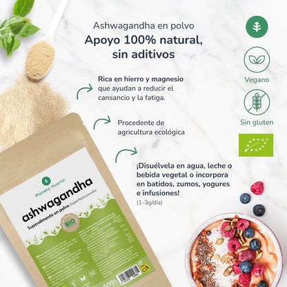 Planeta Huerto organic ashwagandha powder 500 g
