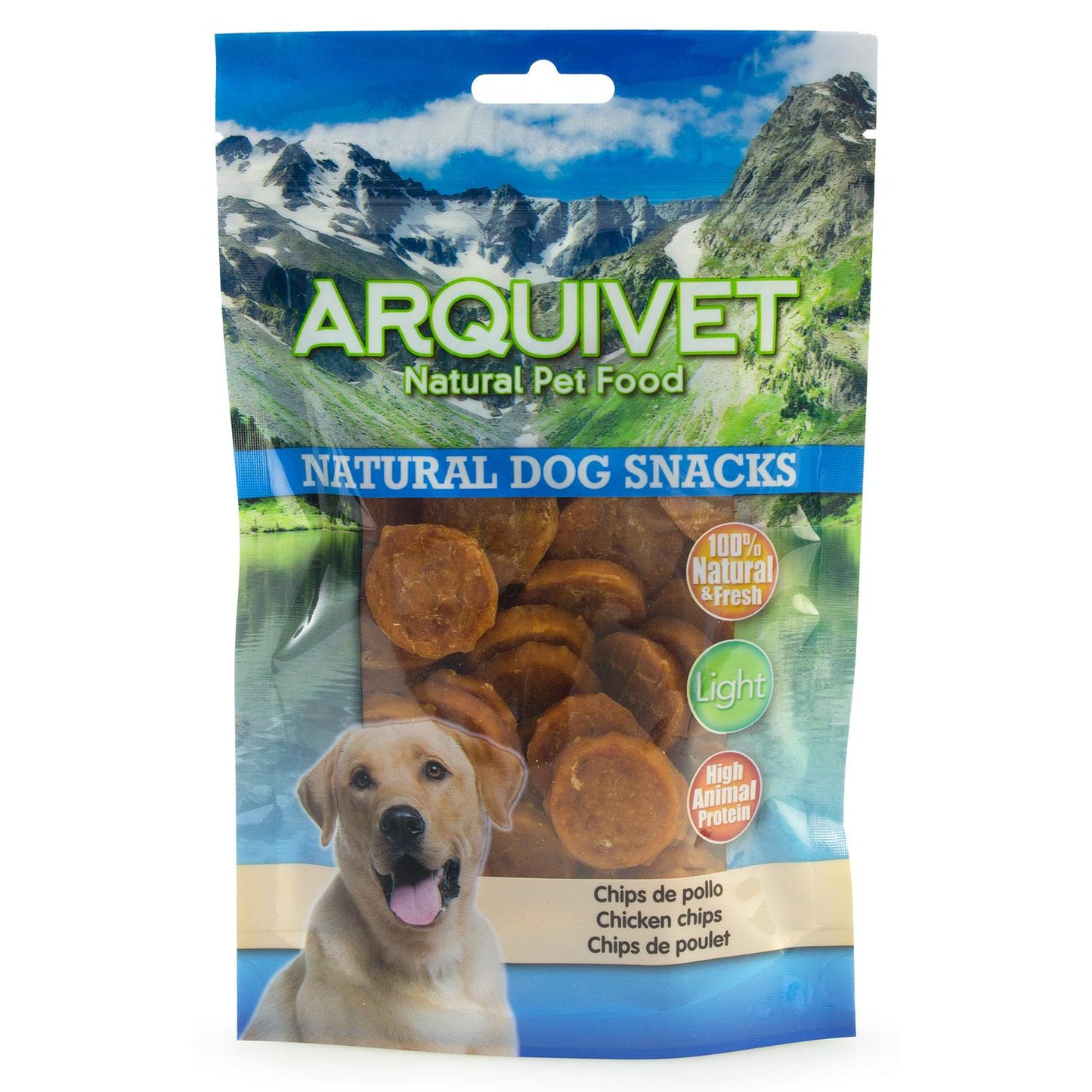 Naturligt hundgodis Kycklingchips  Arquivet  100 g