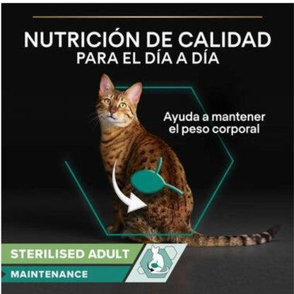 PURINA PRO PLAN Nassfutter für Katzen, sterilisiert, Terrine mit Kabeljau, 10 x 75 g