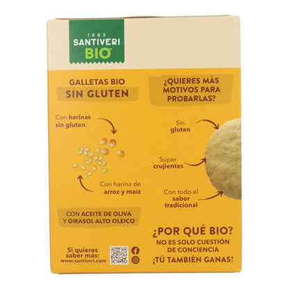 Biscuits sans gluten Bio 2P Santiveri 360 g