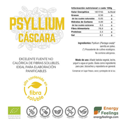 Psylliumskal ECO Energy Feelings 500 g