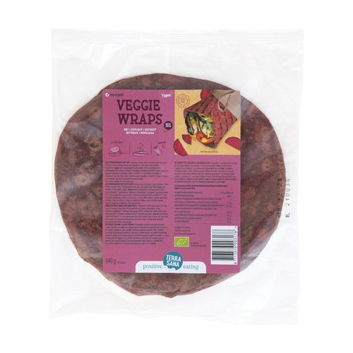 Wraps de verduras con remolacha Terrasana 240 g
