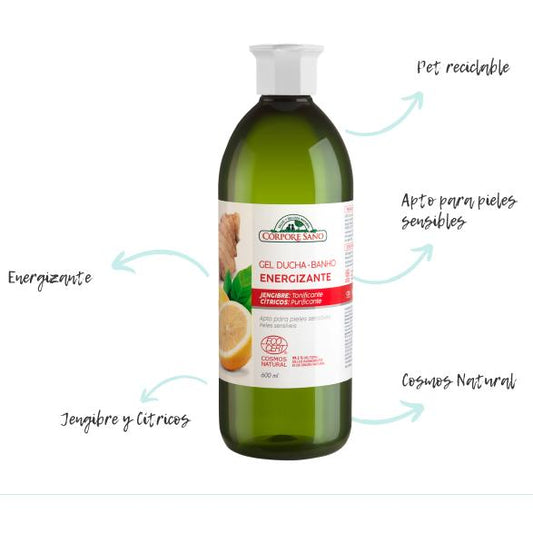 Energiek douchegel 600 ml Corpore
