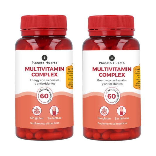 Pakket 2x Multivitamine Complex Planeta Huerto 60 capsules