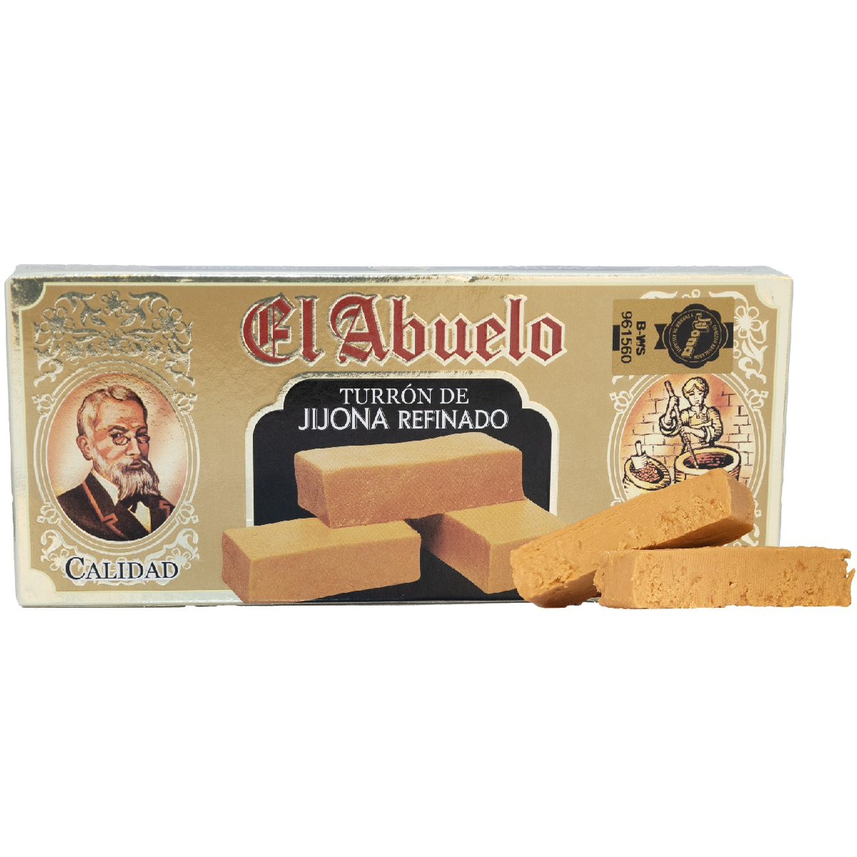 Raffinerad Jijona-nougat av högsta kvalitet El Abuelo 300 g
