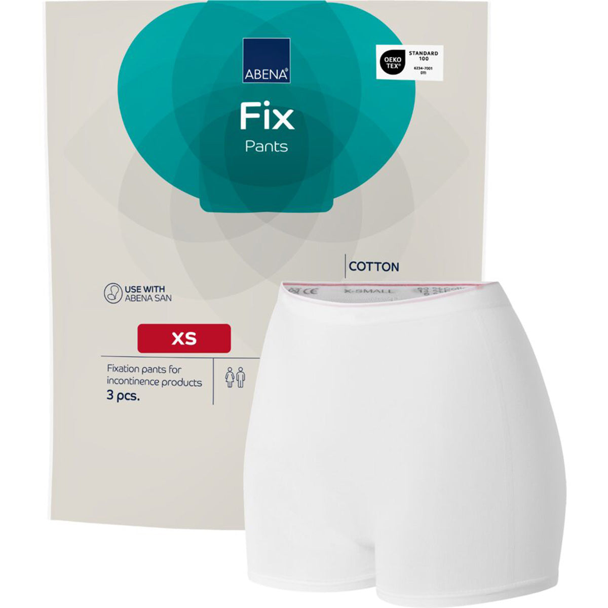 Fix Pants Cotton Inkontinenz Abena Größe XS 3 Stück