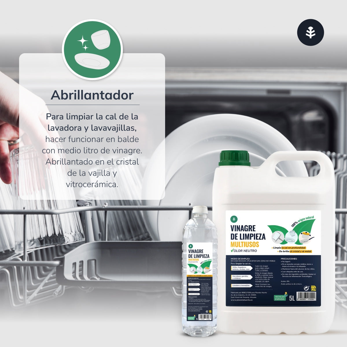 Vinaigre blanc de nettoyage 5L Planeta Huerto