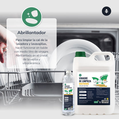 Vinaigre blanc de nettoyage 5L Planeta Huerto