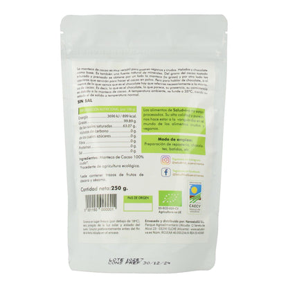 Kakaobutter in ECO-Waffeln 250 g, Salud Viva