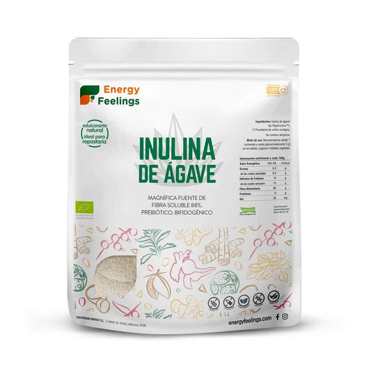 INULINE D'AGAVE BIO en poudre  Energy Feelings  (500 g) XL Pack