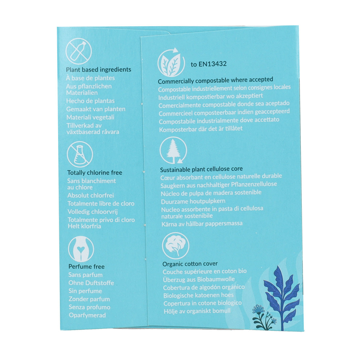 Assorbente regolare con ali bio Natracare 14 pezzi