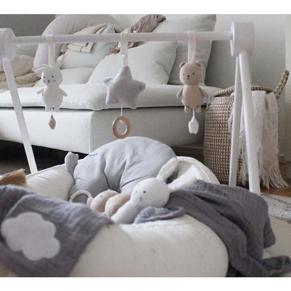 Palestra per bambini in legno laccato bianco Jabadabado