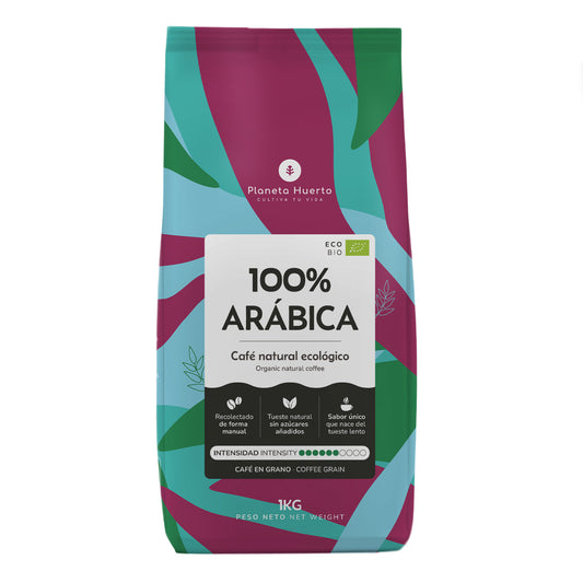 Kawa ziarnista Eco 100% Arabica Planeta Huerto 1 kg