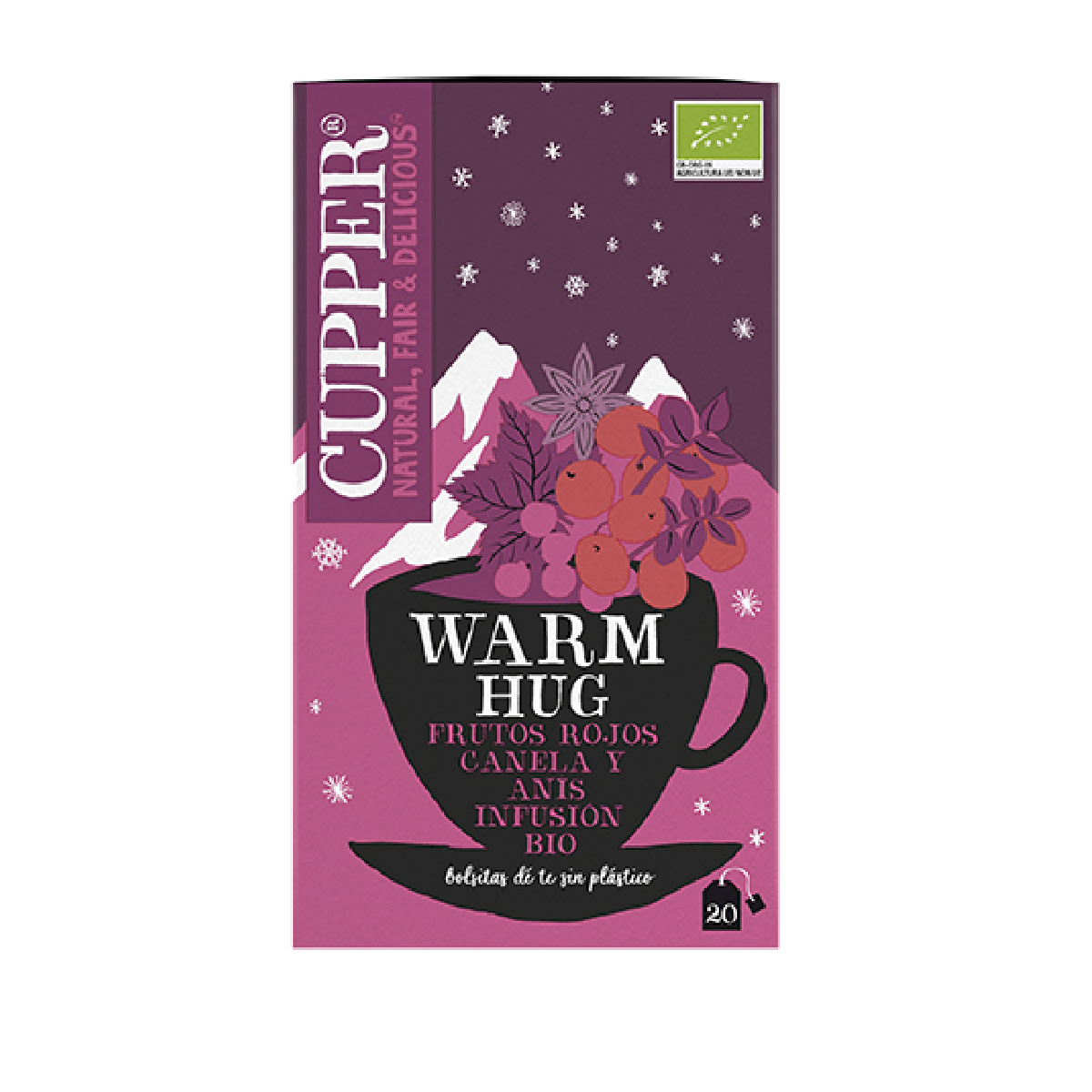 Infusión Winter Warm Hug Bio Cupper 20 bolsitas