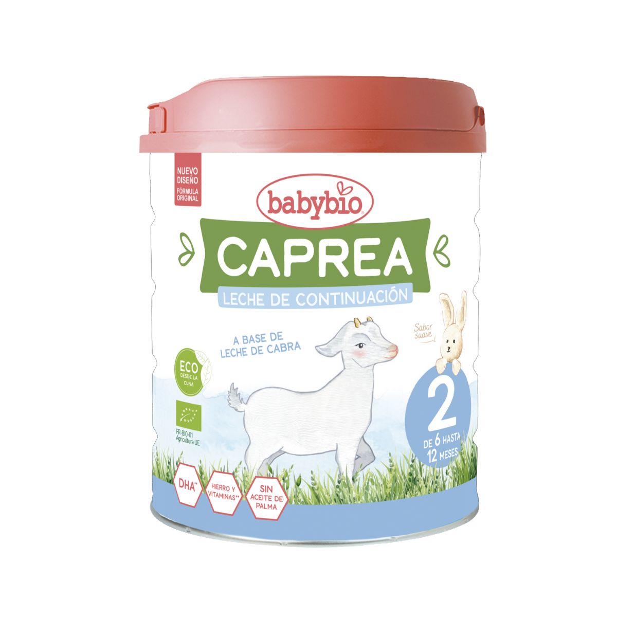 Pack of 3 Caprea 2 Follow-on Goat's Milk (6 to 12 months) Babybio 800 g