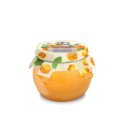 Diep reinigende detox-bodyscrub met moerasbessenjam, Mama Pharmelia, 250 ml